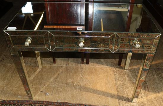 Mirrored side table